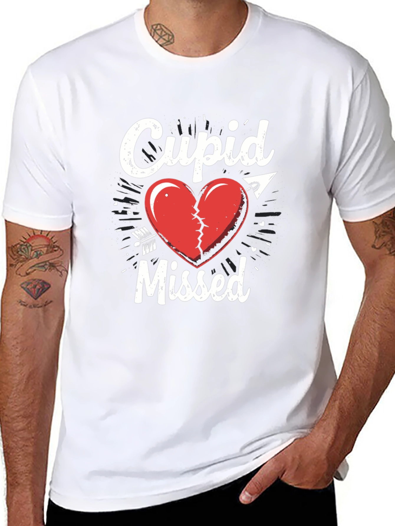 Cupid Missed Graphic Tee