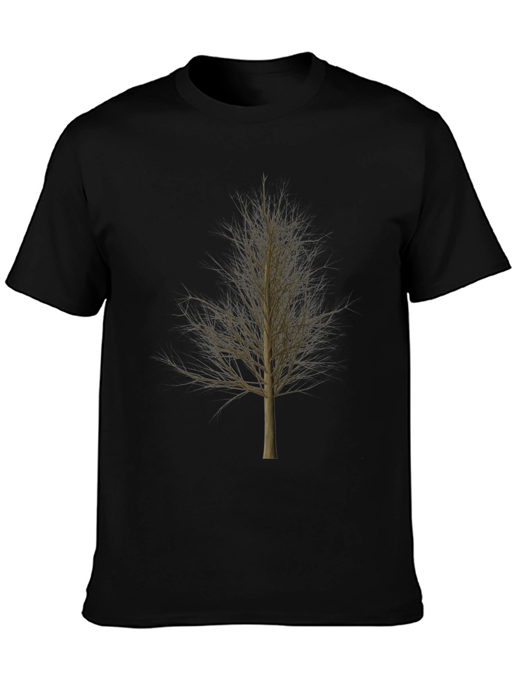 Bare Tree Graphic Black T-Shirt