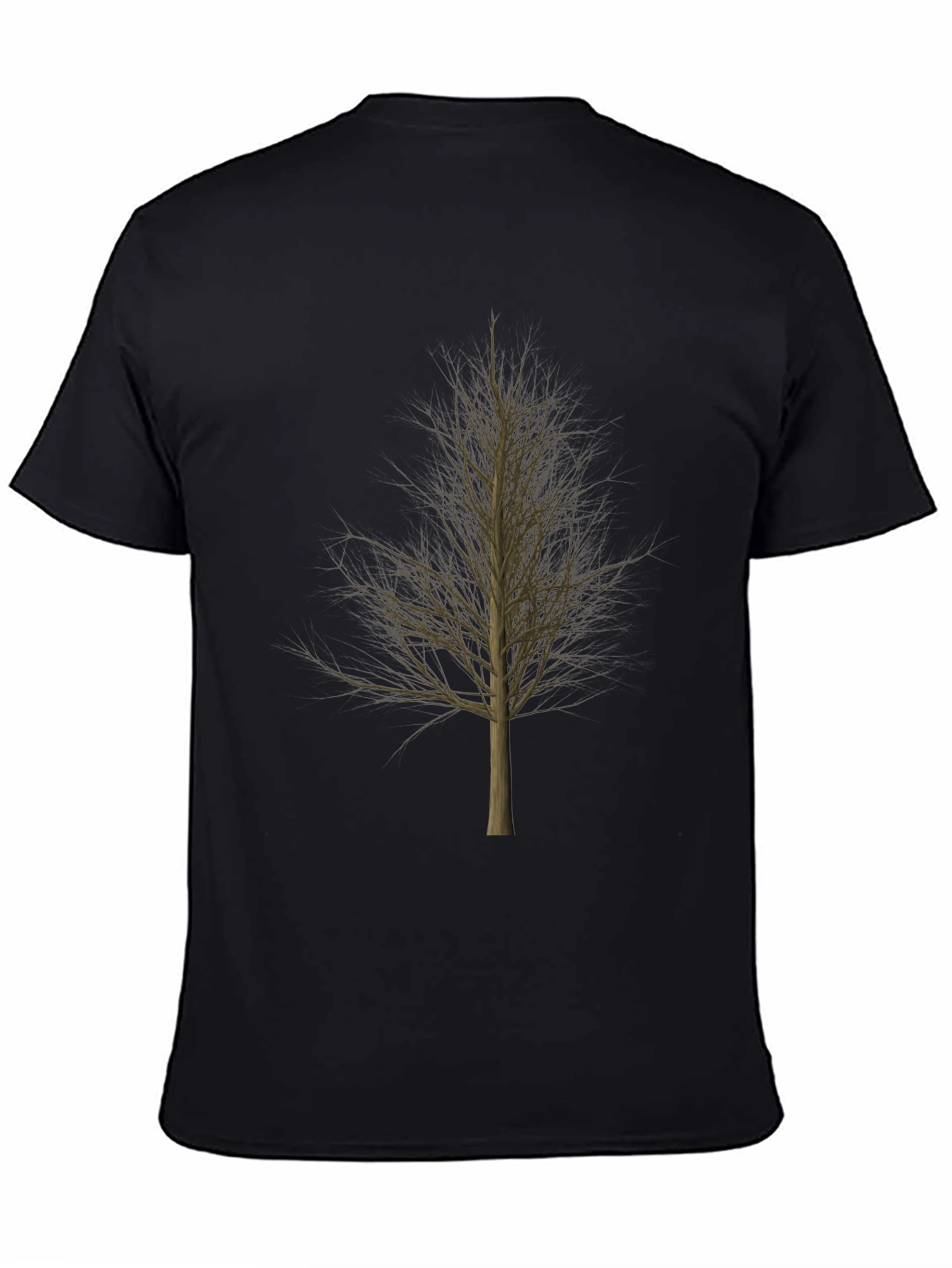 Bare Tree Graphic Black T-Shirt