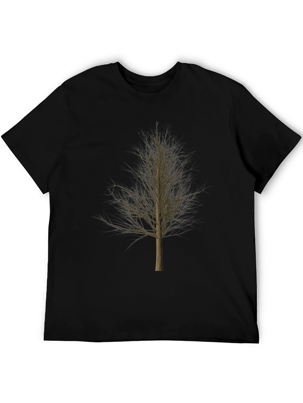 Bare Tree Graphic Black T-Shirt