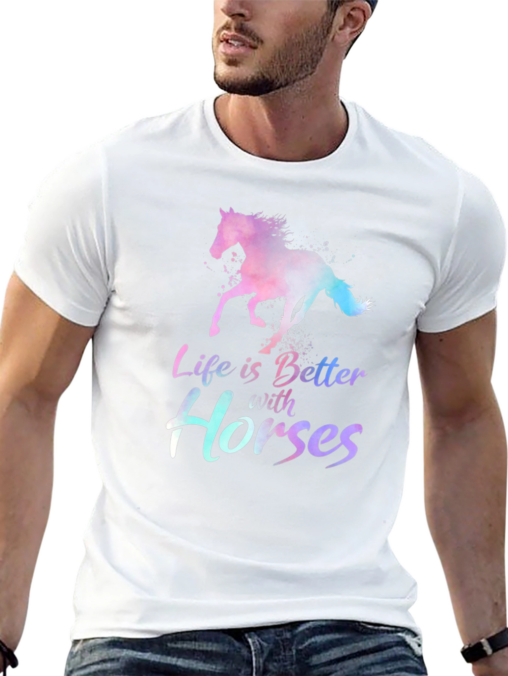 Life is Better with Horses T-Shirt