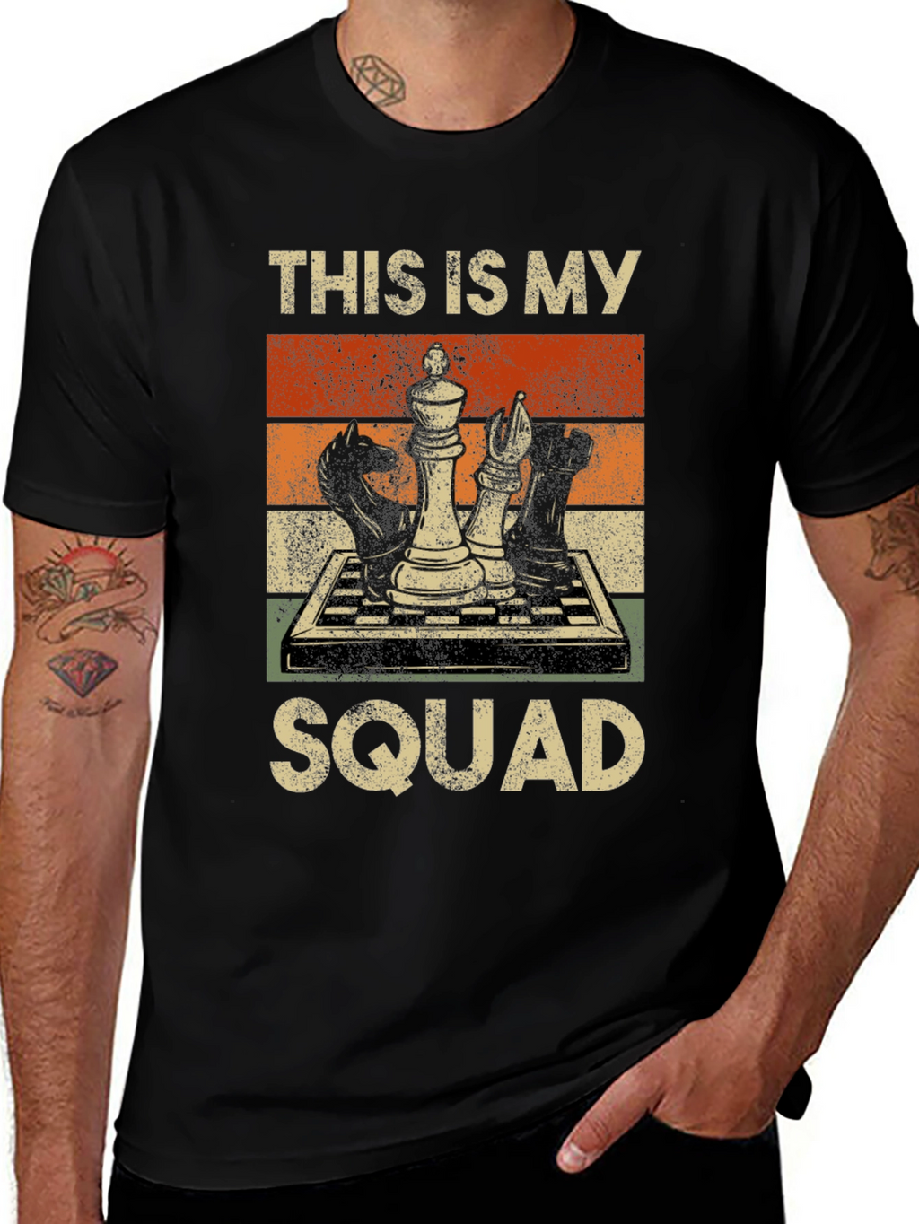 This is My Squad Chess Graphic Tee