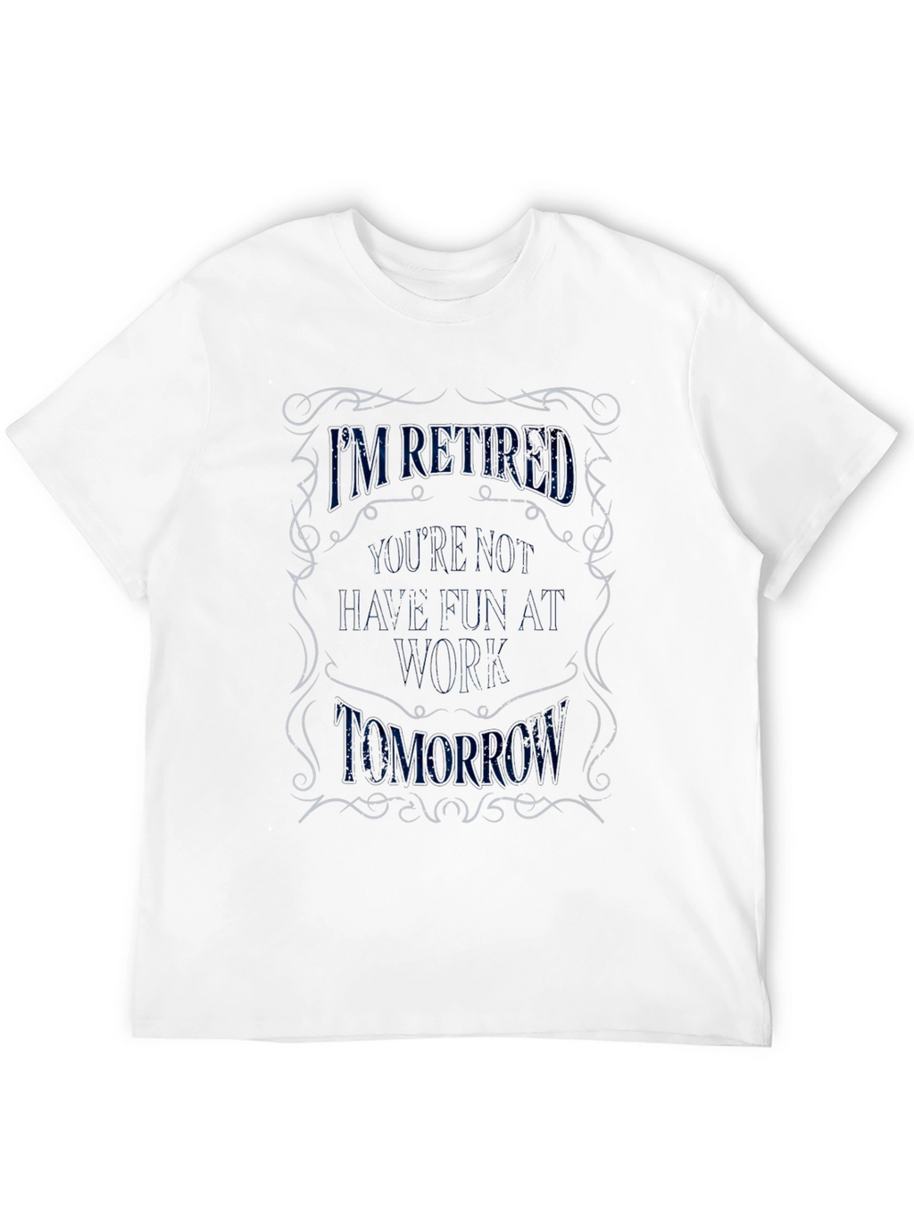 Retired Funny Graphic T-Shirt - Black
