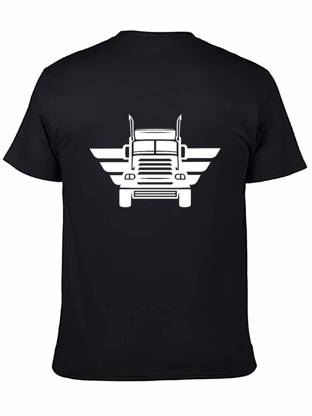 Trucker Wings Graphic Tee - Black