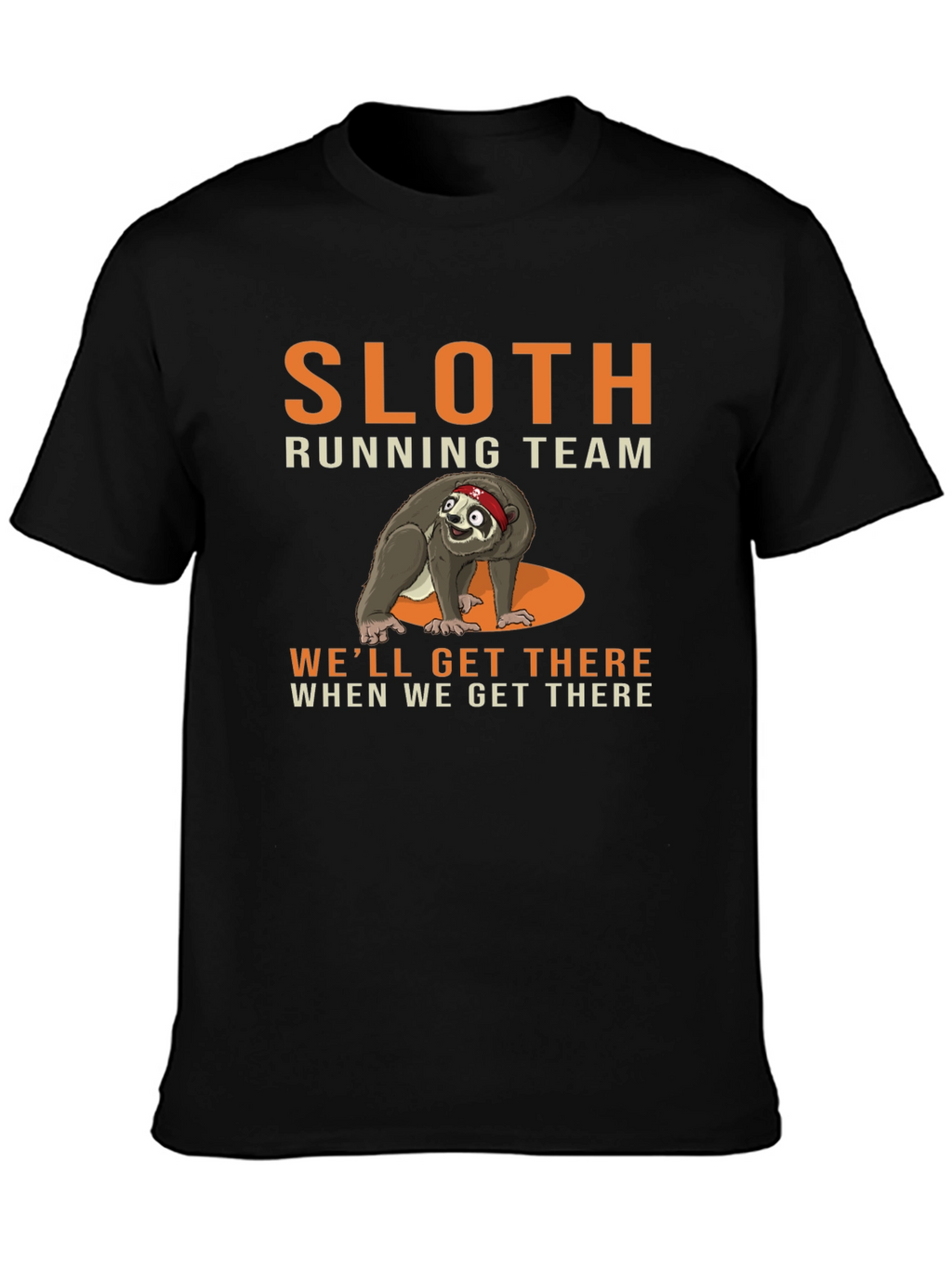 Sloth Running Team Graphic Tee