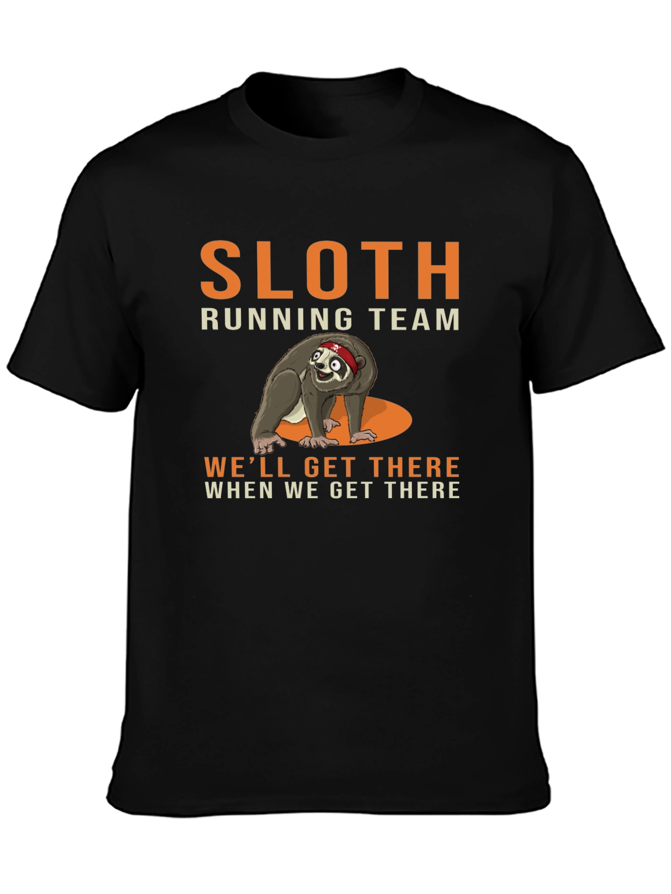 Sloth Running Team Graphic Tee