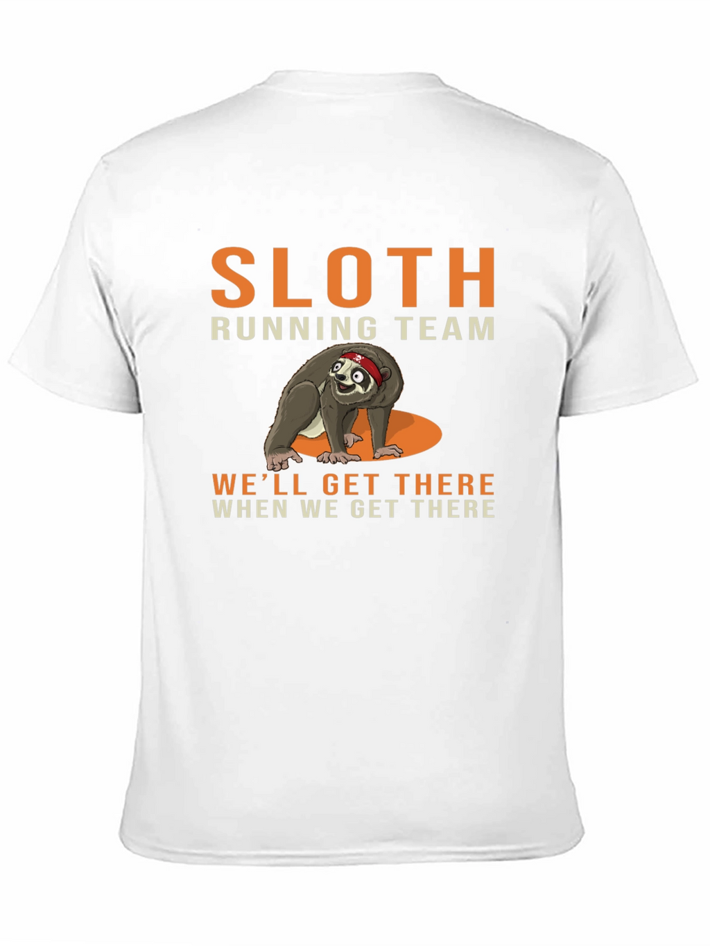 Sloth Running Team Graphic Tee