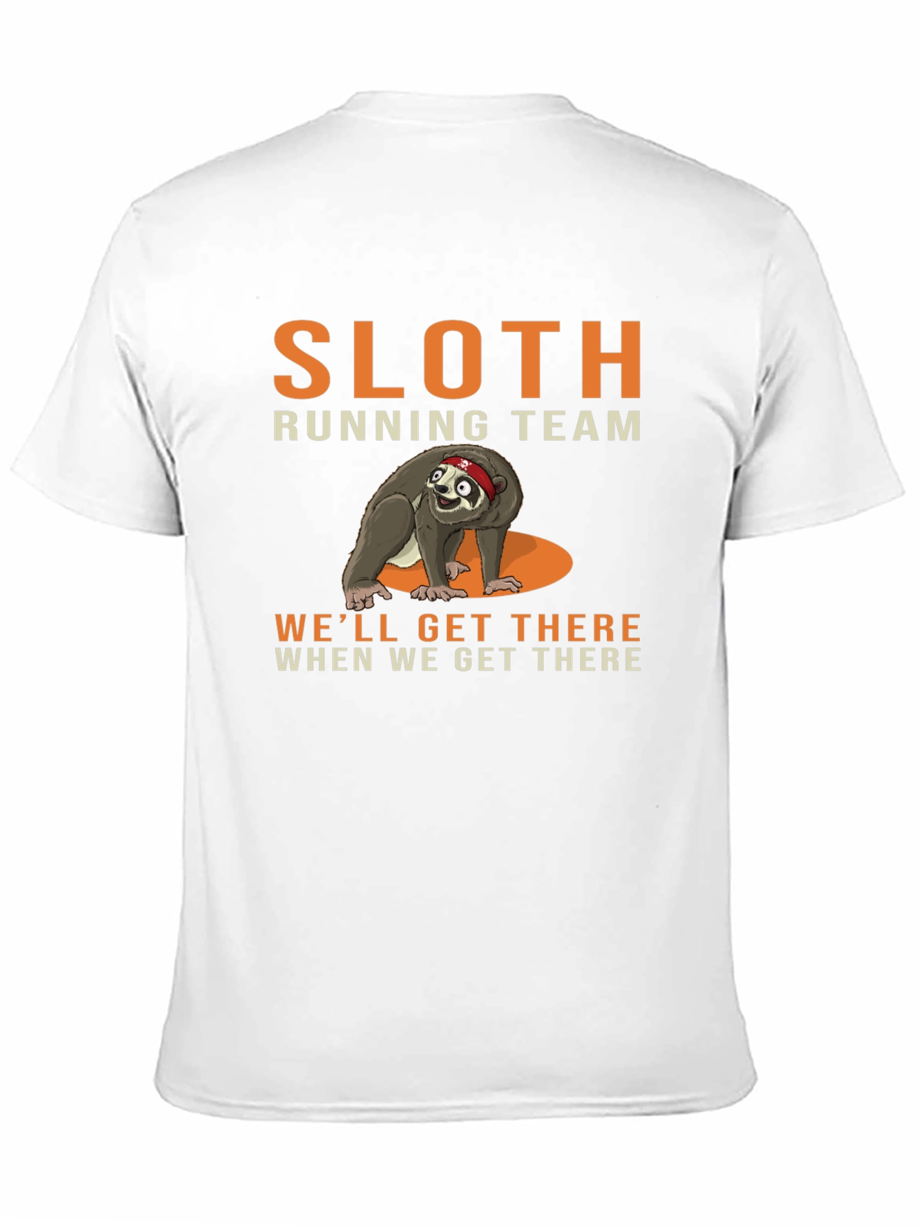 Sloth Running Team Graphic Tee