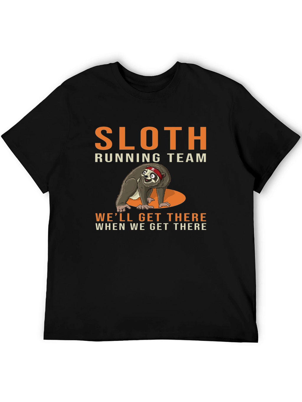 Sloth Running Team Graphic Tee