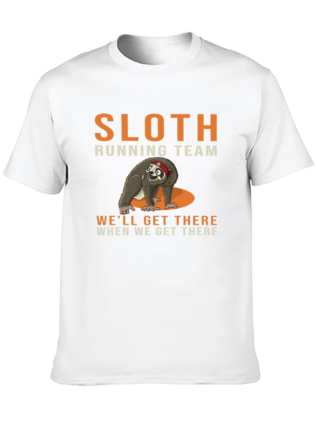 Sloth Running Team Graphic Tee