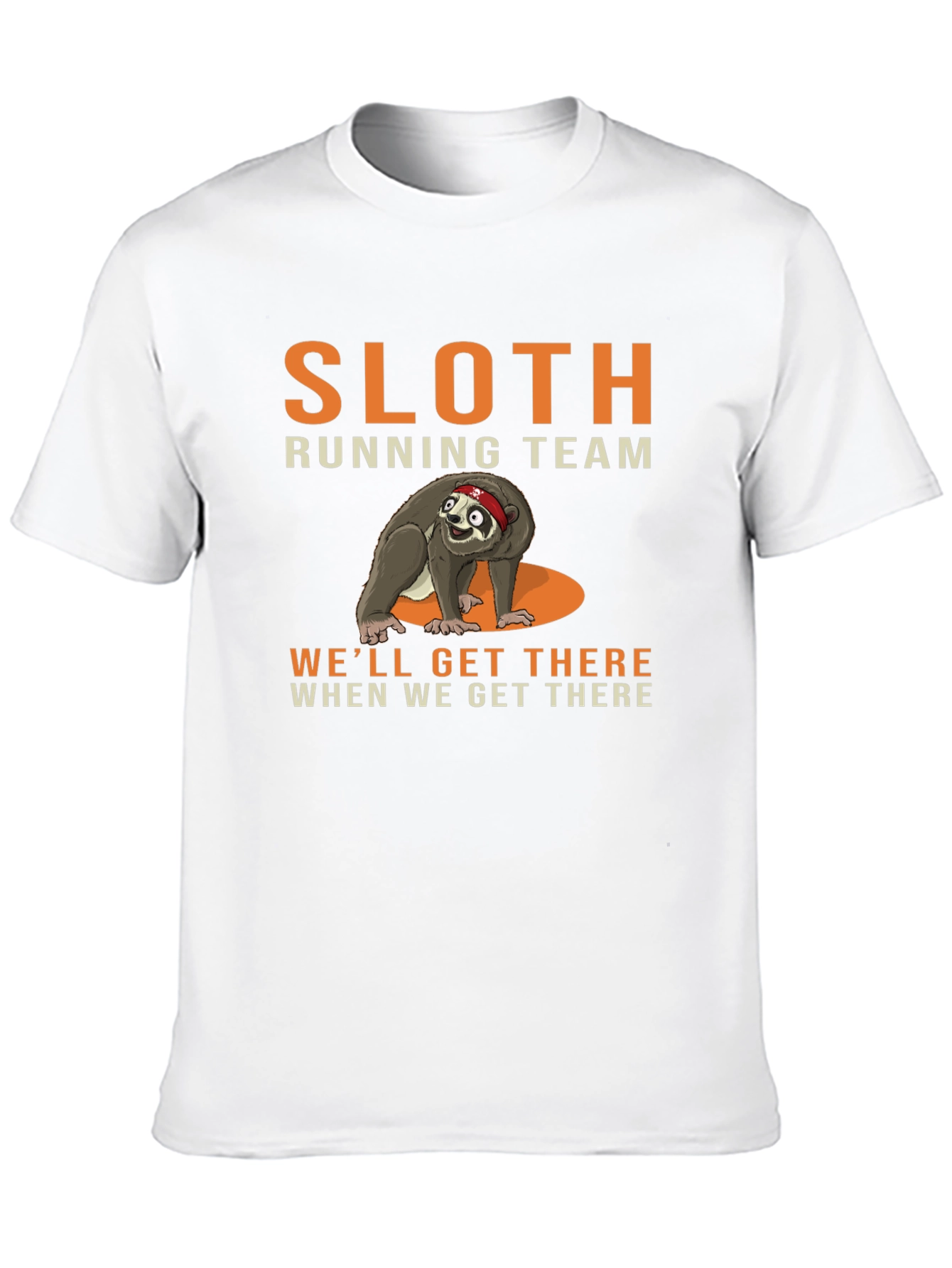 Sloth Running Team Graphic Tee