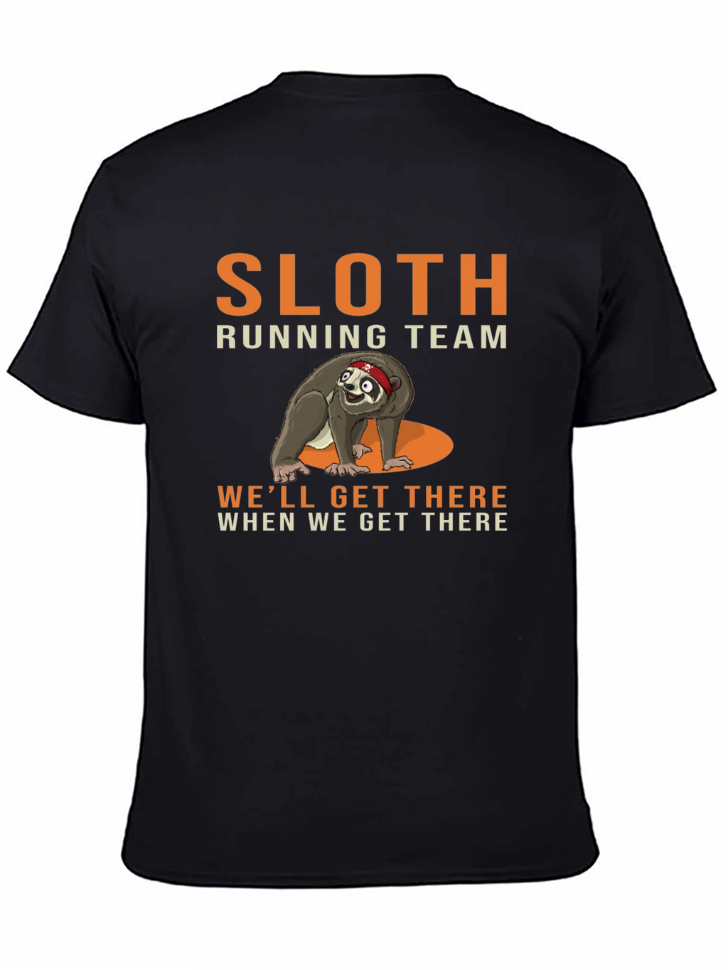 Sloth Running Team Graphic Tee