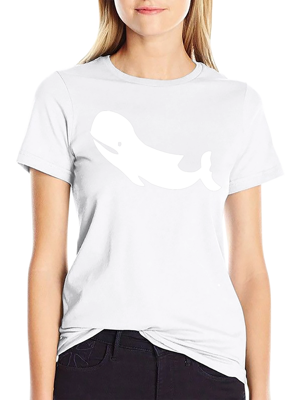 Whale Graphic T-Shirt - Stylish Crew Neck Tee