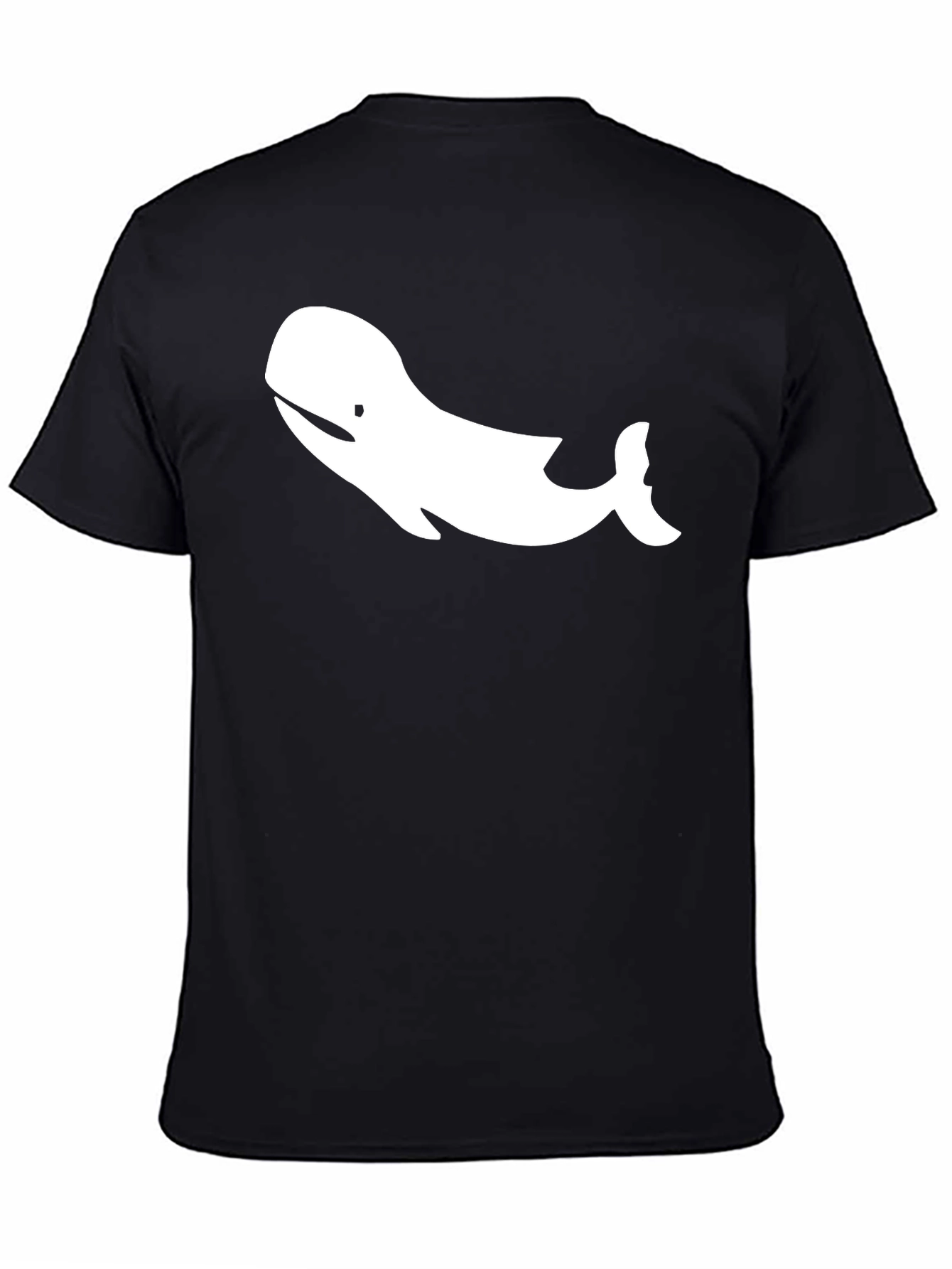 Whale Graphic T-Shirt - Stylish Crew Neck Tee