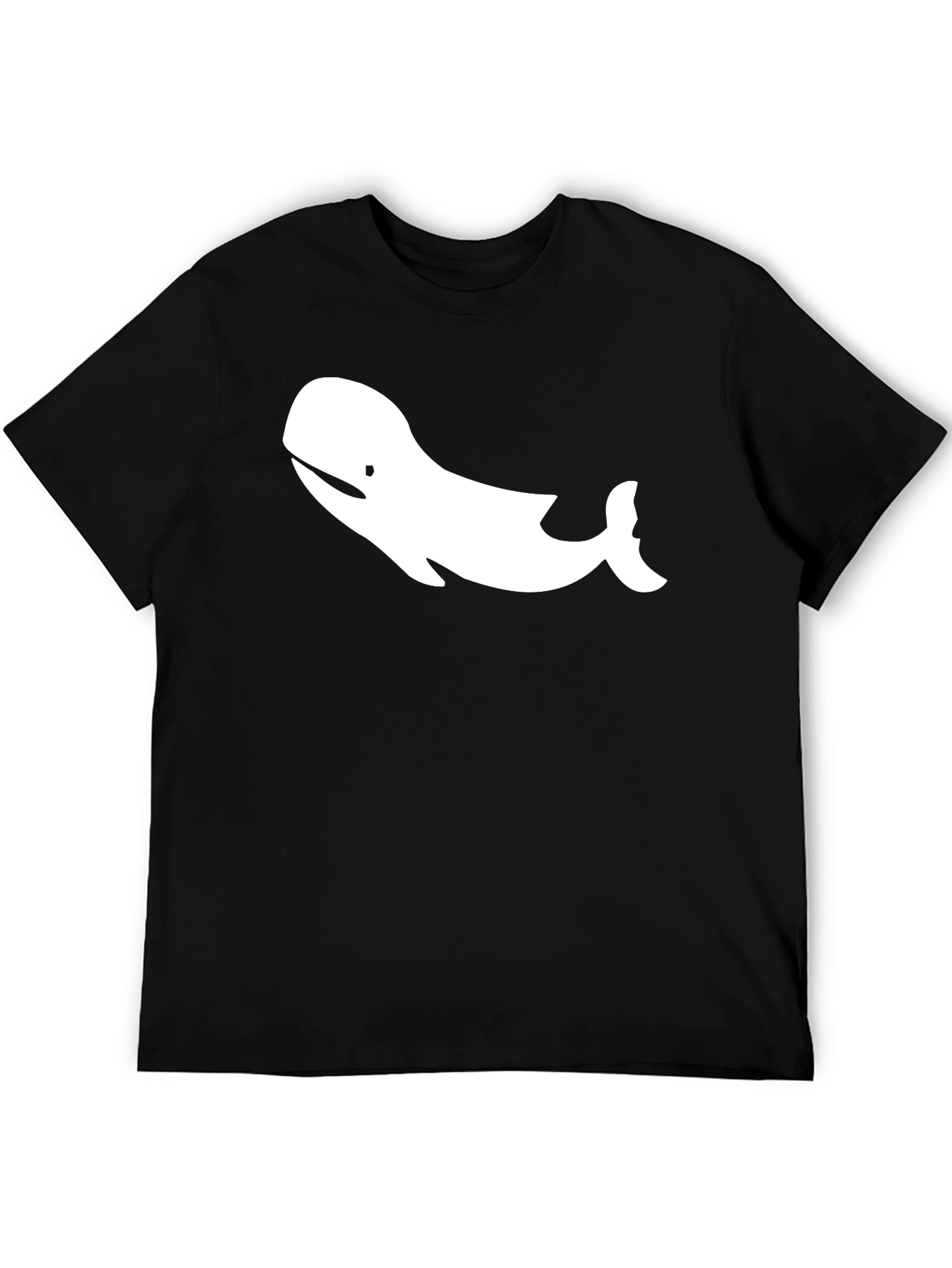 Whale Graphic T-Shirt - Stylish Crew Neck Tee