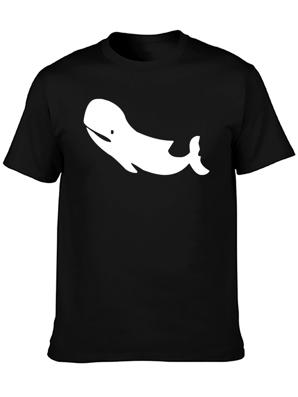 Whale Graphic T-Shirt - Stylish Crew Neck Tee