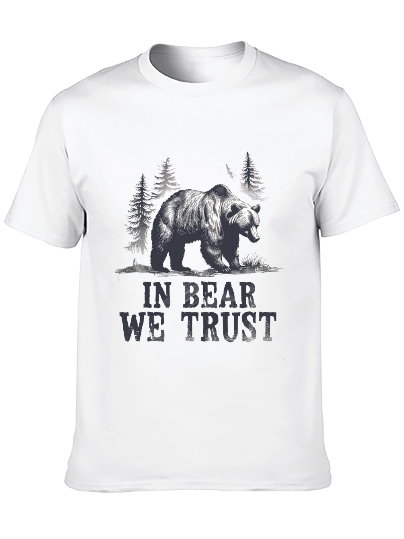 In Bear We Trust Graphic Tee - Black