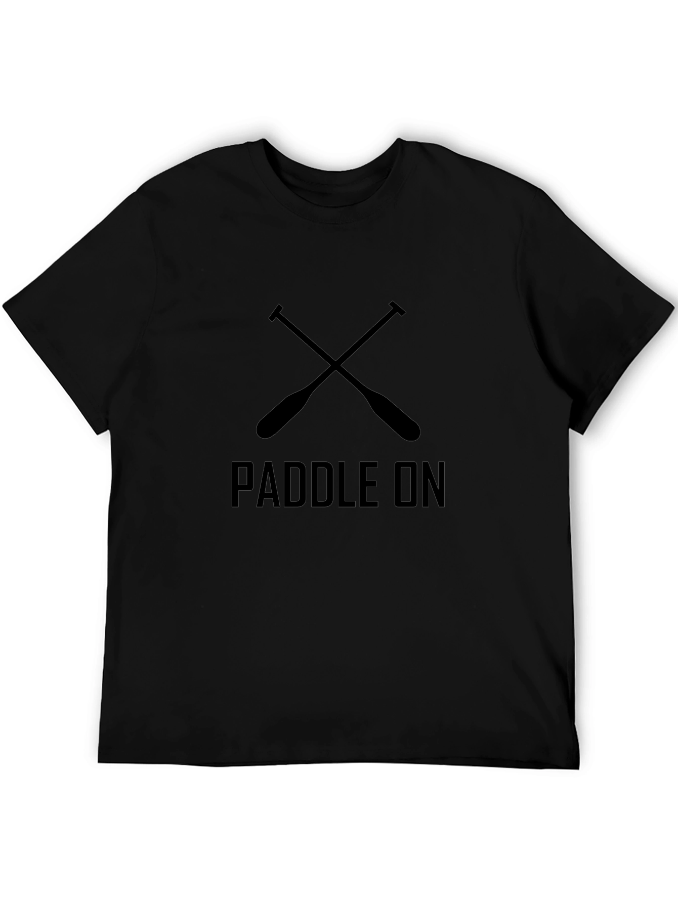 Paddle On Graphic Tee - Black