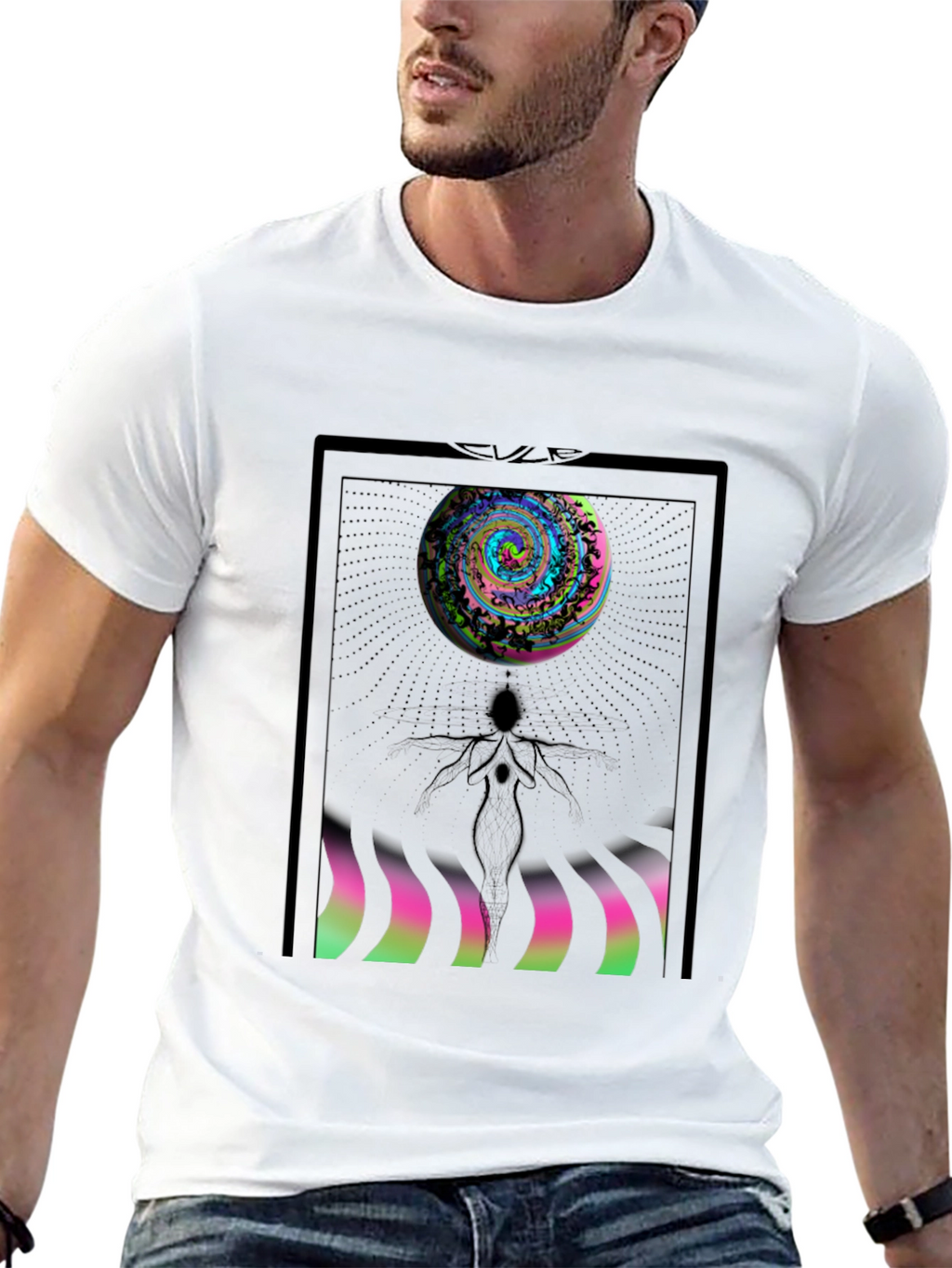 Abstract Art Graphic Print T-Shirt