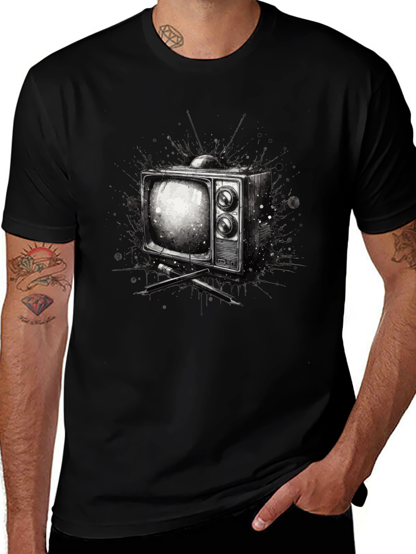 Retro TV Graphic Tee - Classic Television T-Shirt