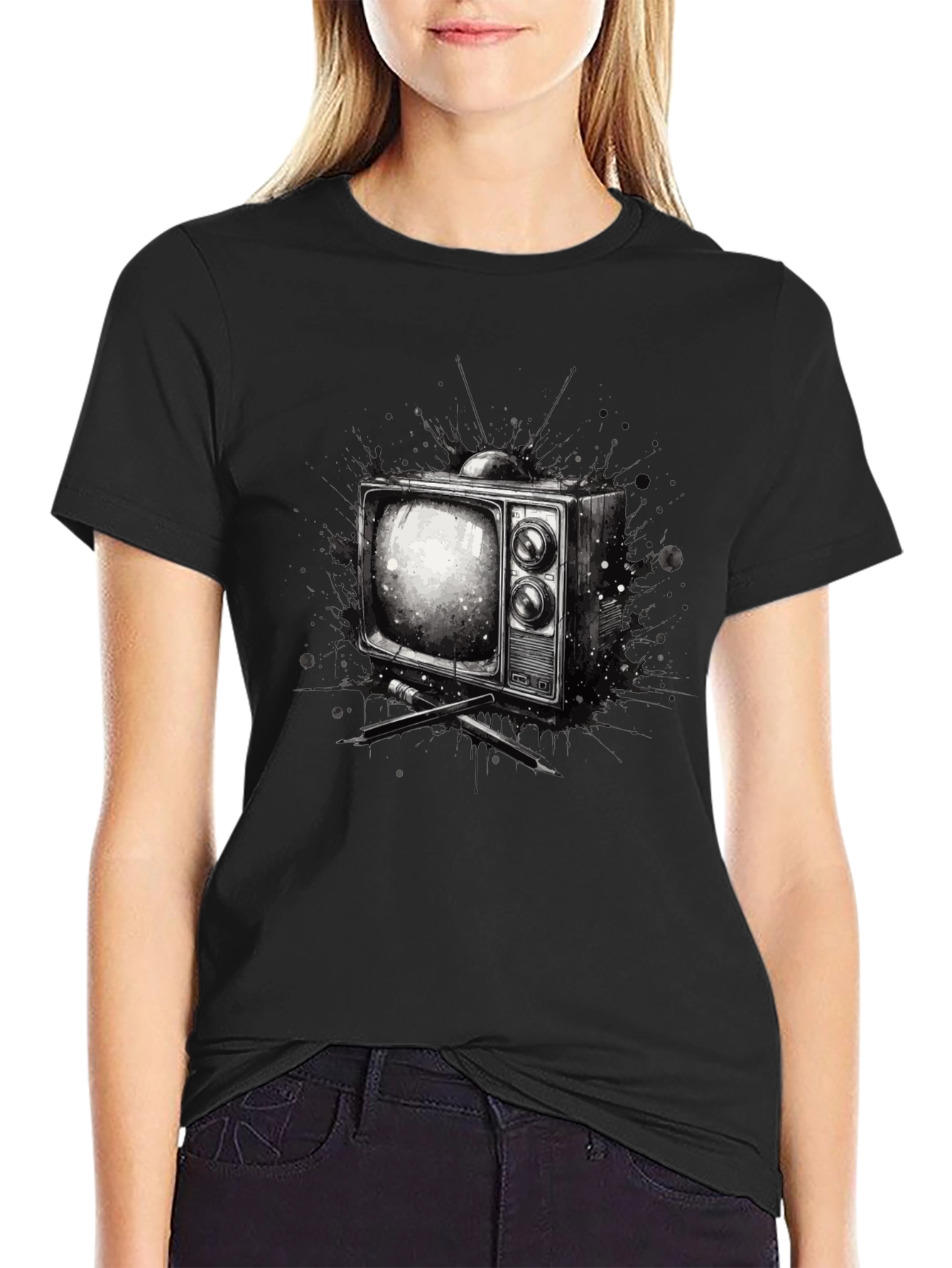 Retro TV Graphic Tee - Classic Television T-Shirt