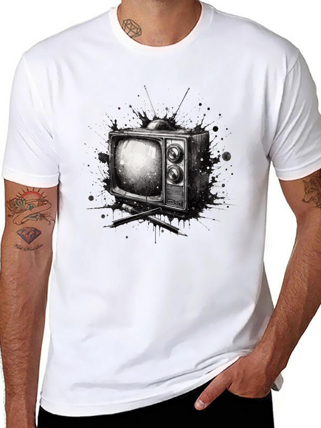 Retro TV Graphic Tee - Classic Television T-Shirt