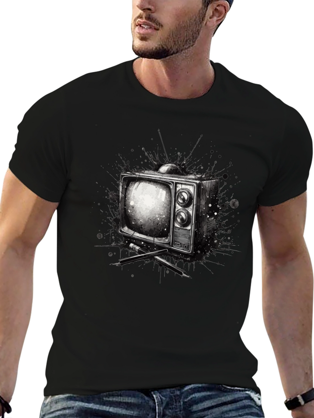 Retro TV Graphic Tee - Classic Television T-Shirt