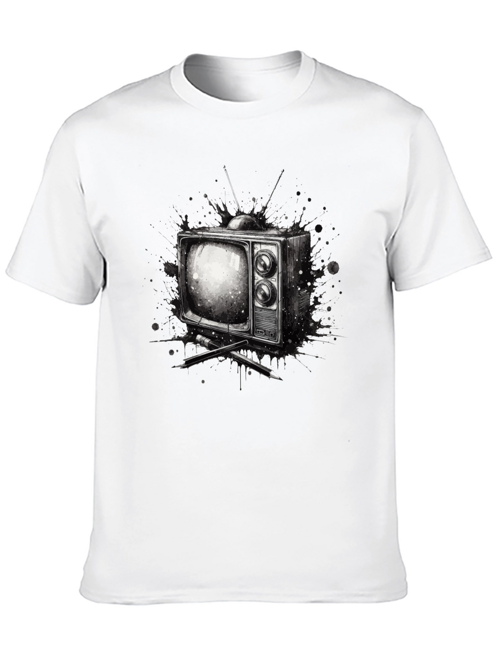 Retro TV Graphic Tee - Classic Television T-Shirt