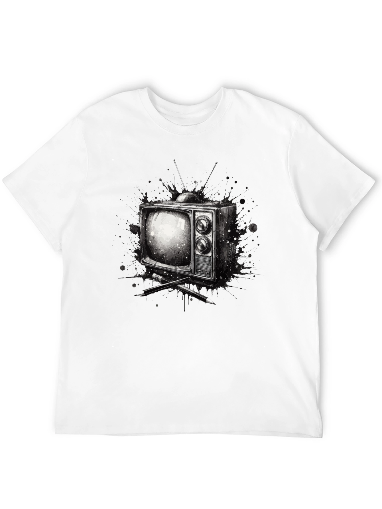 Retro TV Graphic Tee - Classic Television T-Shirt