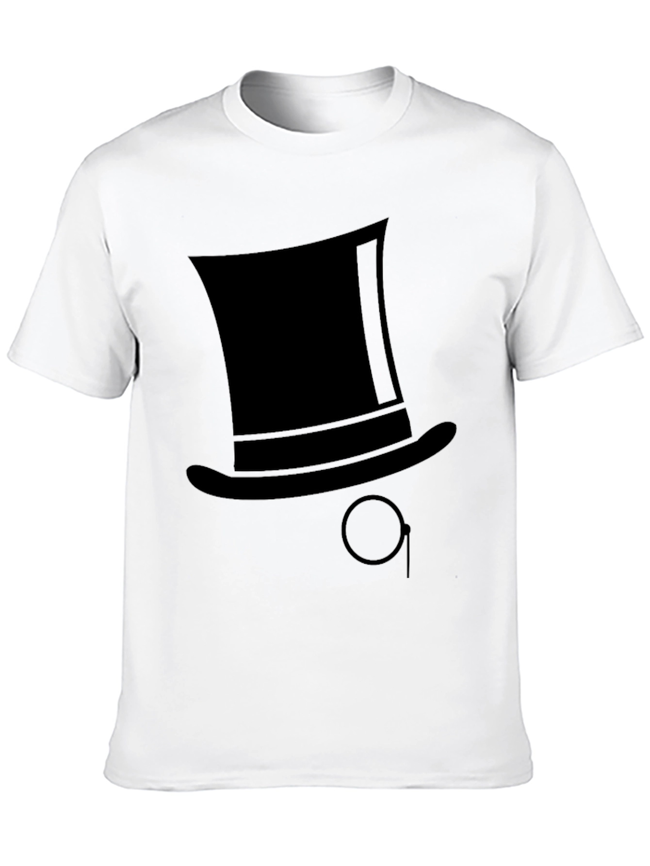 Top Hat Monocle Graphic Tee - Stylish & Unique