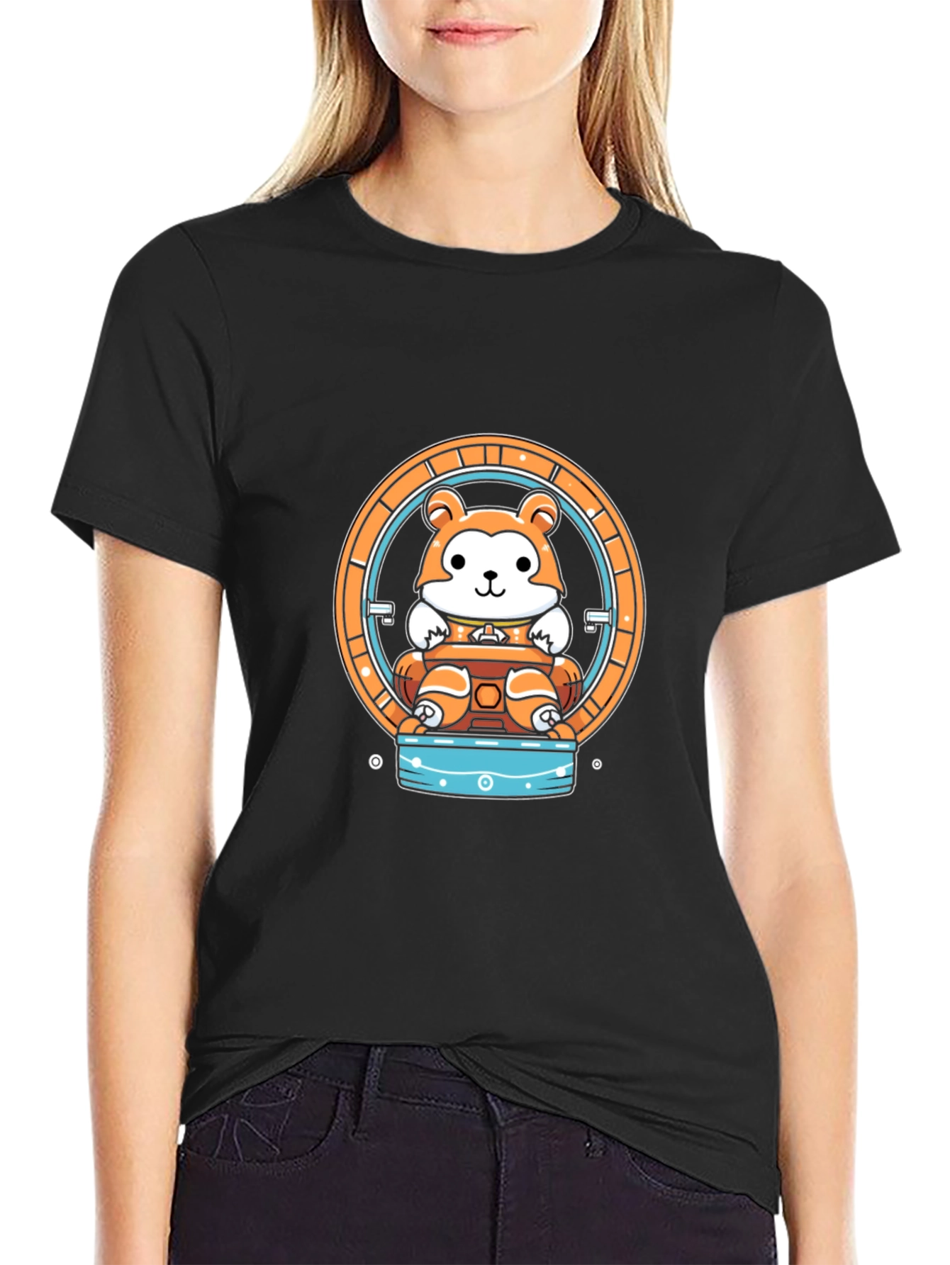 Hamster Wheel Graphic Tee - Unique Design