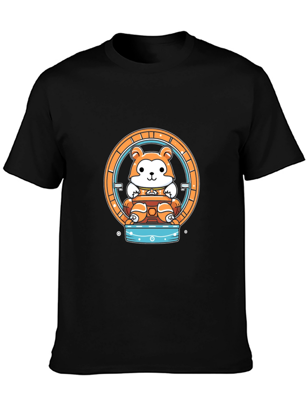 Hamster Wheel Graphic Tee - Unique Design