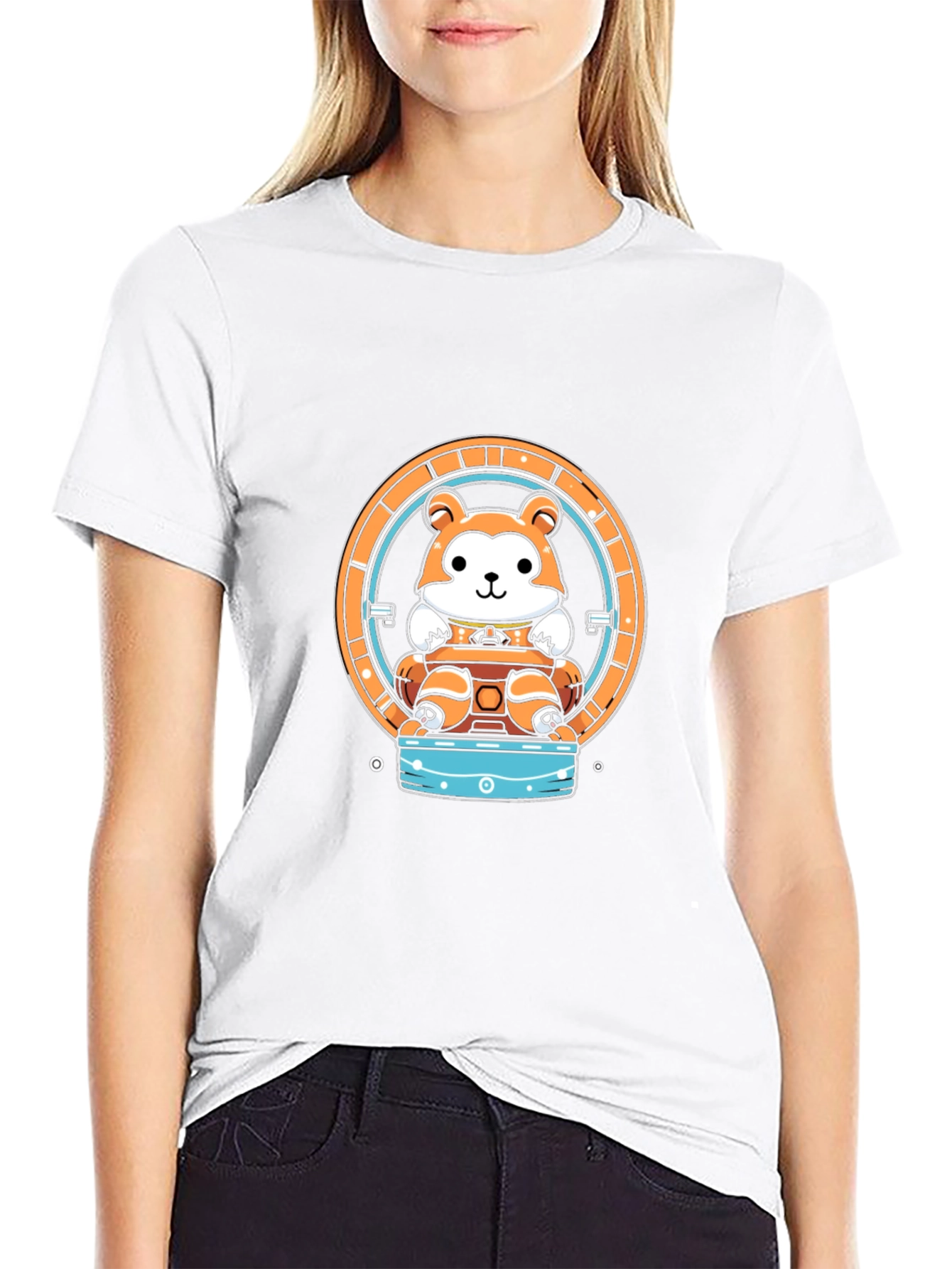 Hamster Wheel Graphic Tee - Unique Design