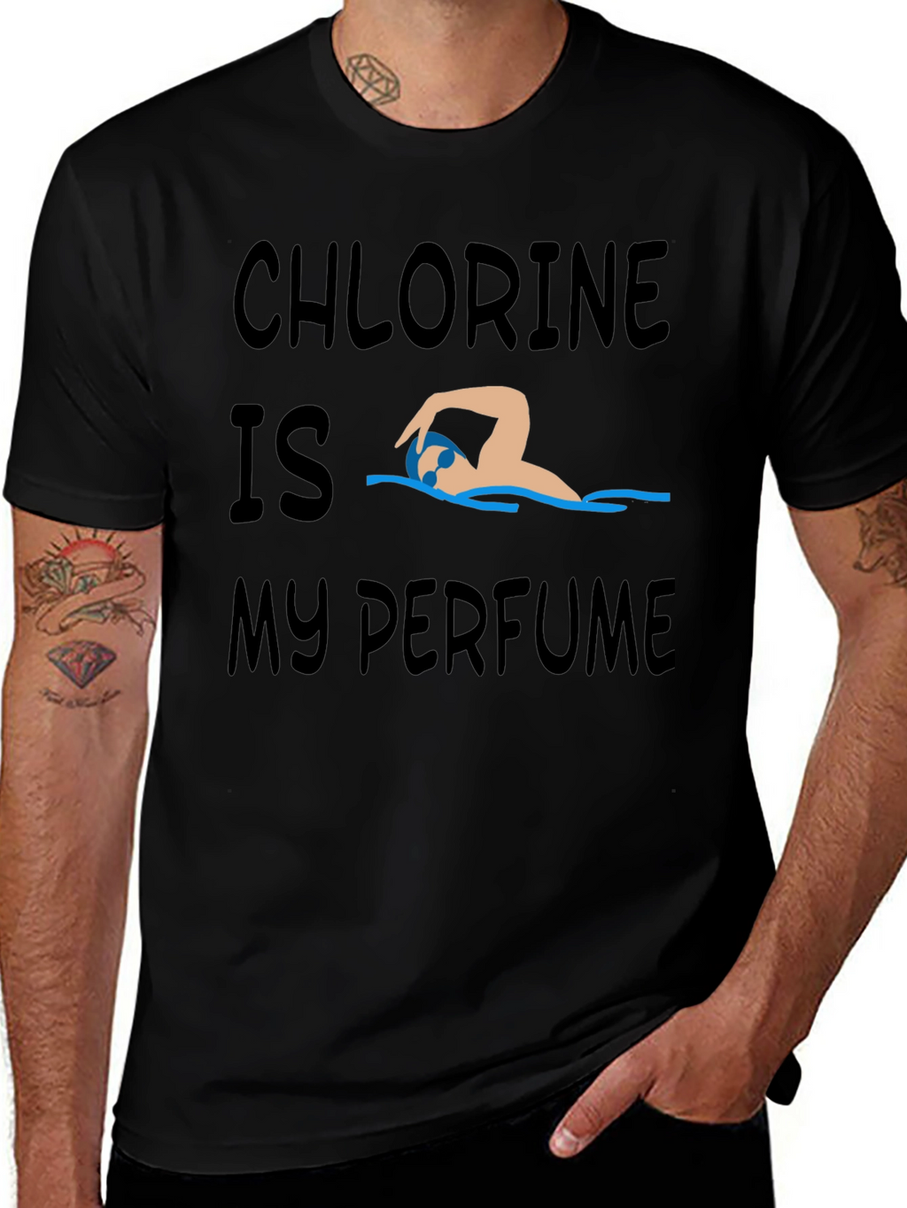 Chlorine is My Perfume Graphic T-Shirt