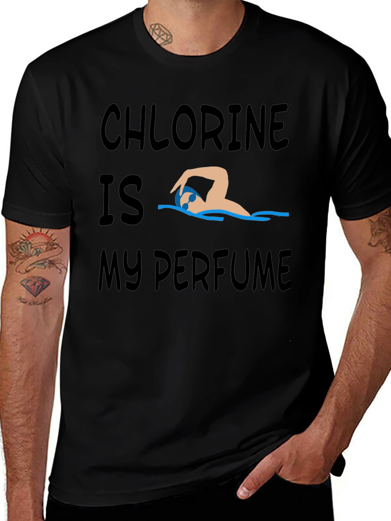 Chlorine is My Perfume Graphic T-Shirt