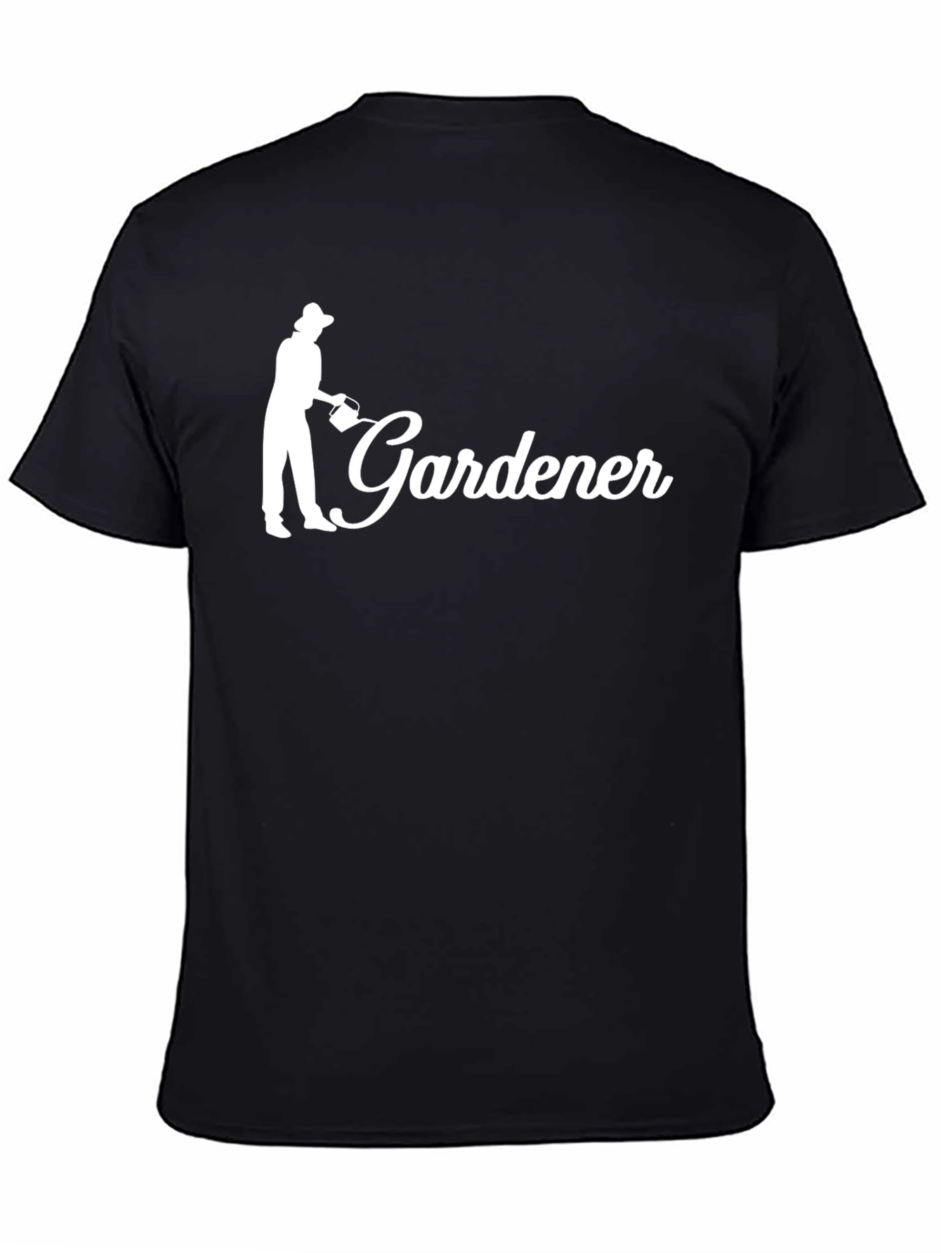 Gardener Graphic Tee - Black Cotton T-Shirt