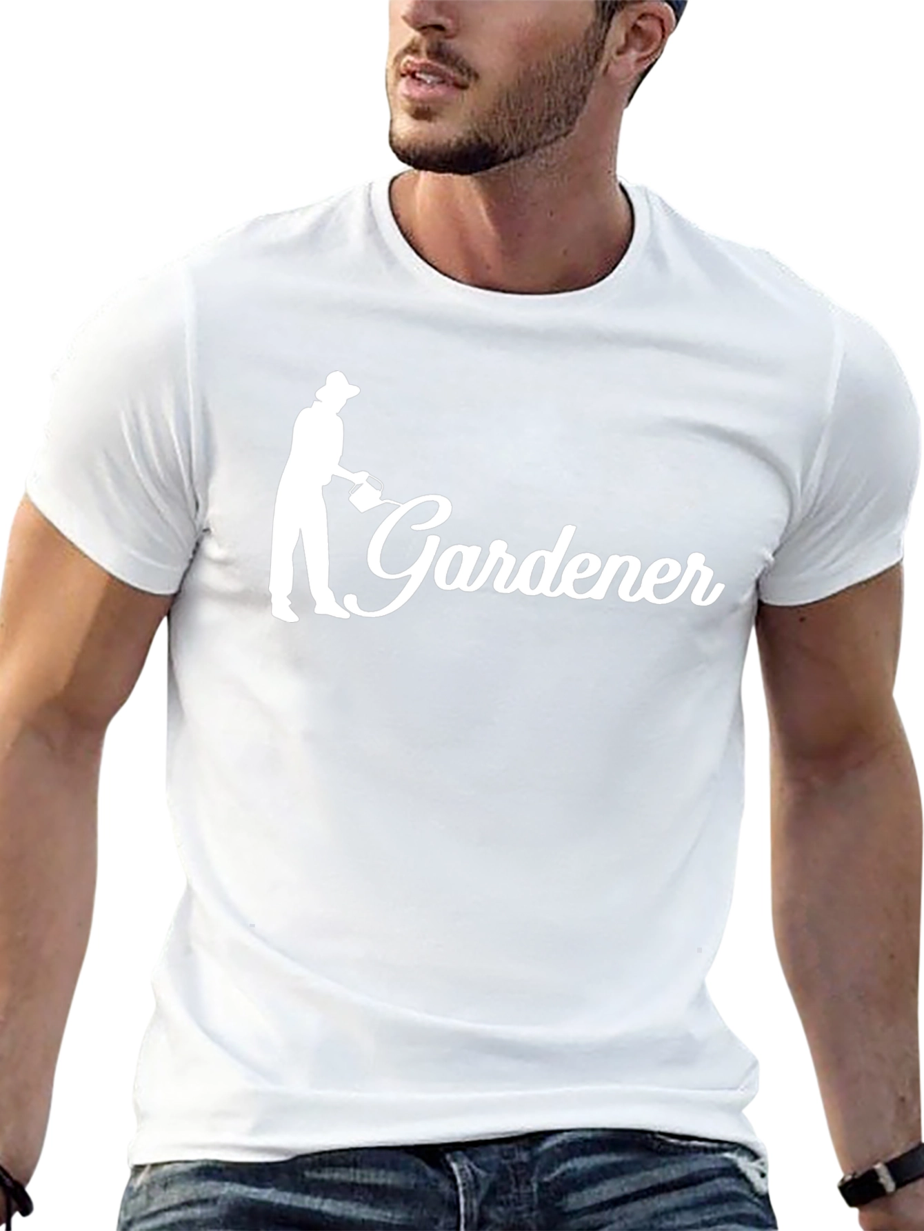 Gardener Graphic Tee - Black Cotton T-Shirt