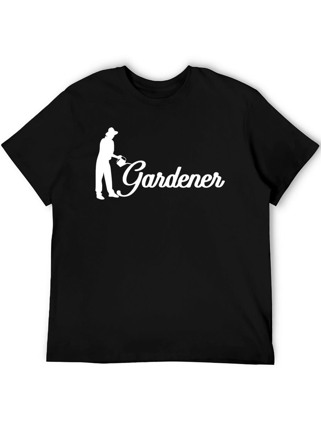 Gardener Graphic Tee - Black Cotton T-Shirt