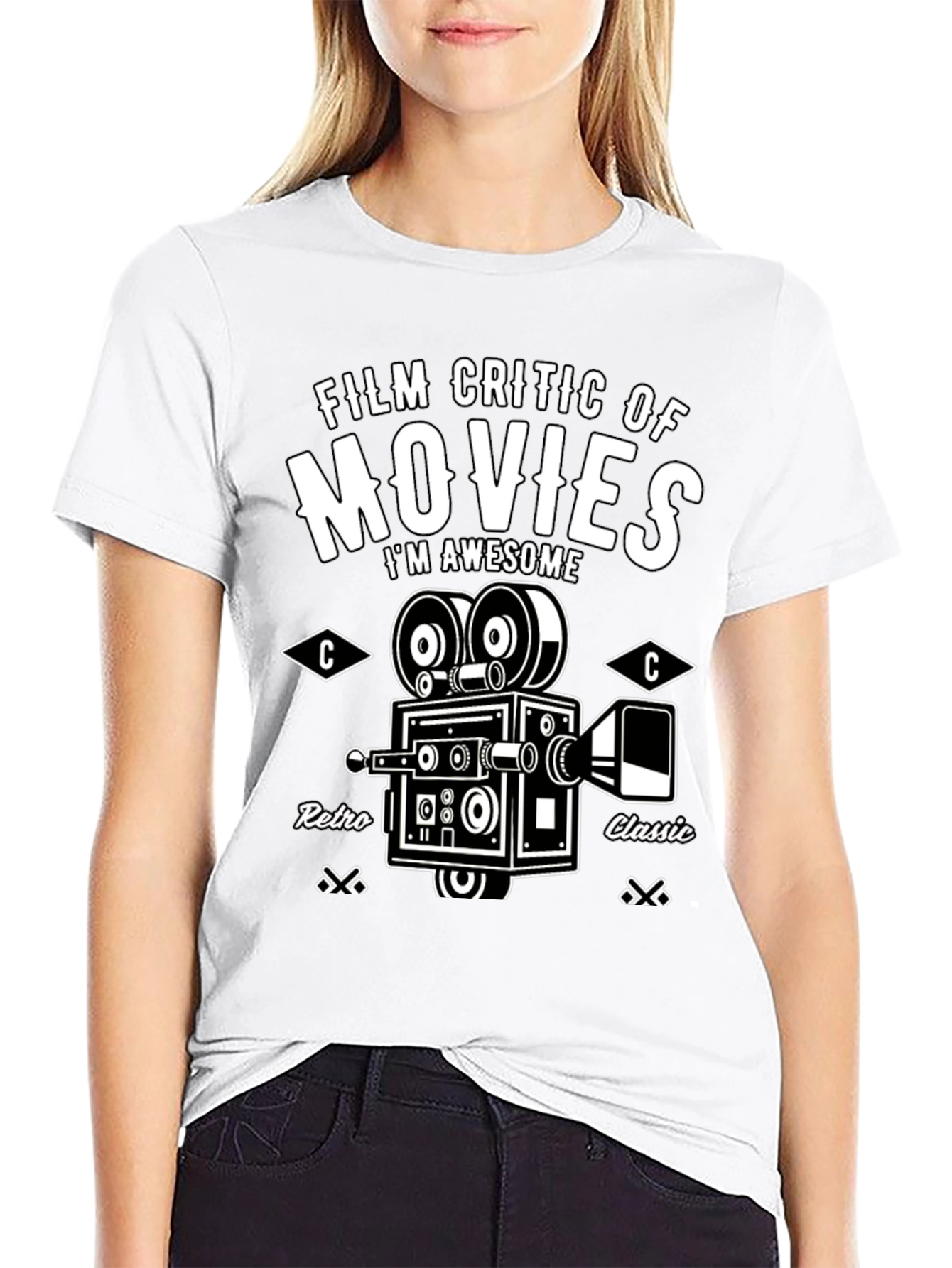 Film Critic Movie T-Shirt - Retro Classic Design