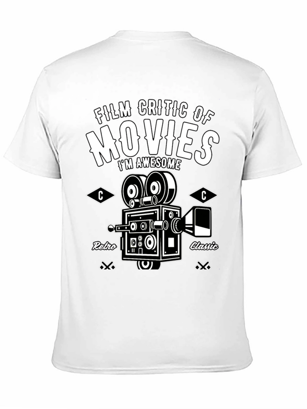 Film Critic Movie T-Shirt - Retro Classic Design