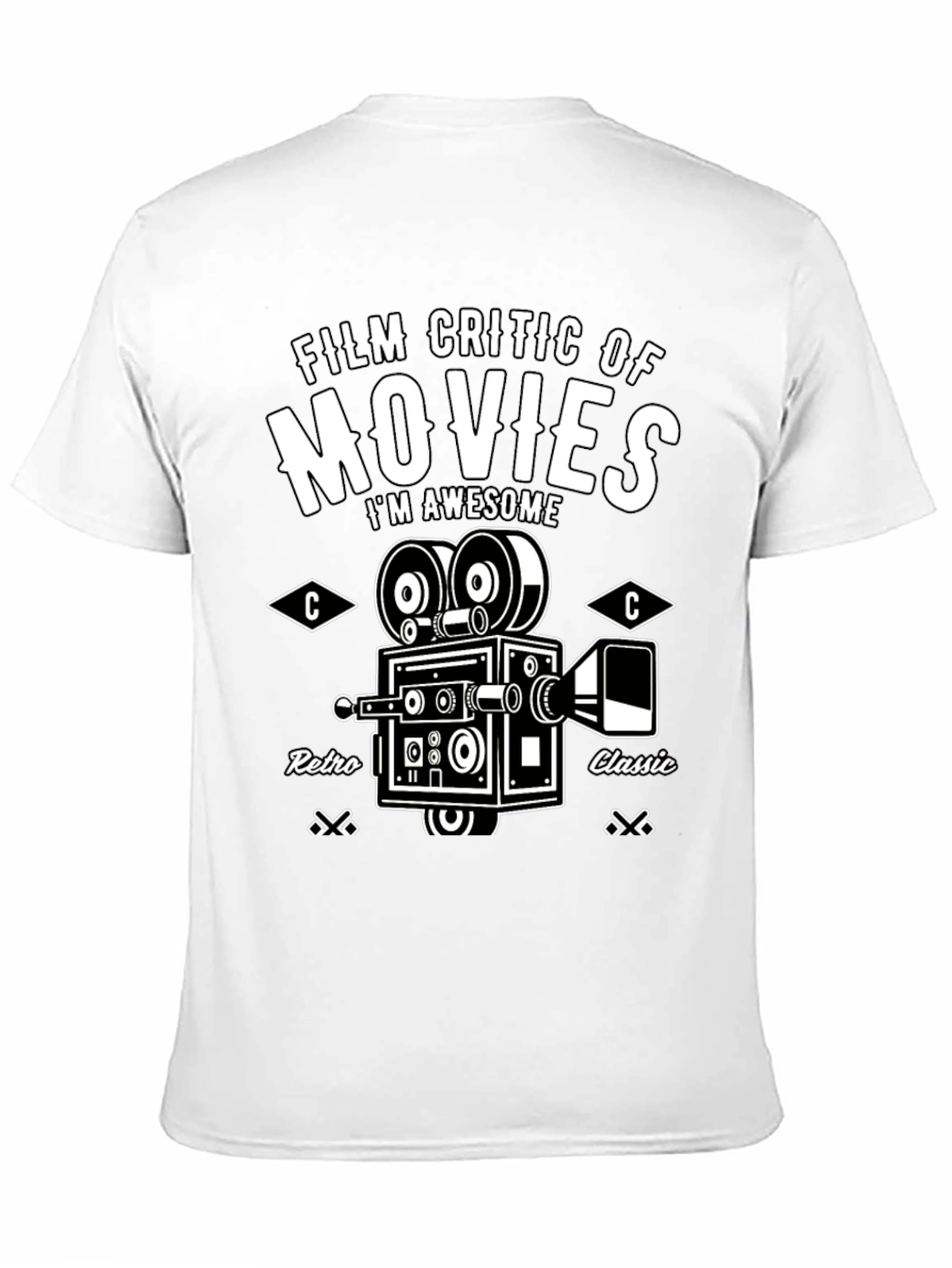 Film Critic Movie T-Shirt - Retro Classic Design
