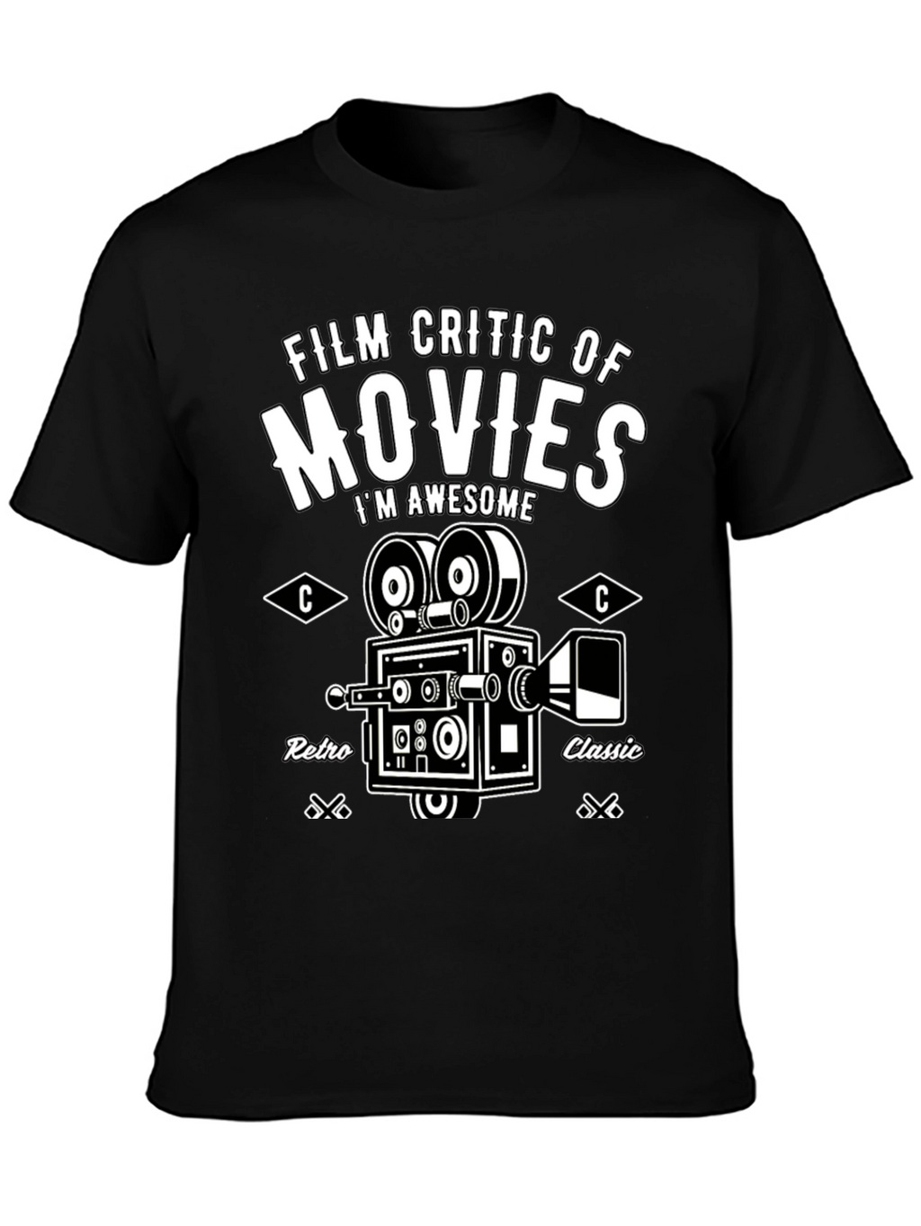 Film Critic Movie T-Shirt - Retro Classic Design