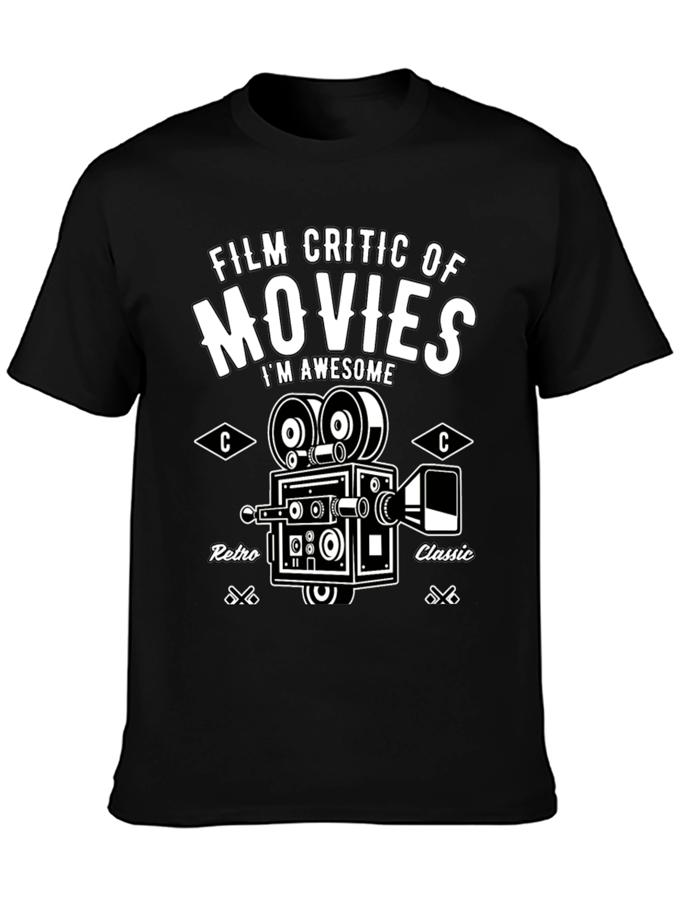 Film Critic Movie T-Shirt - Retro Classic Design