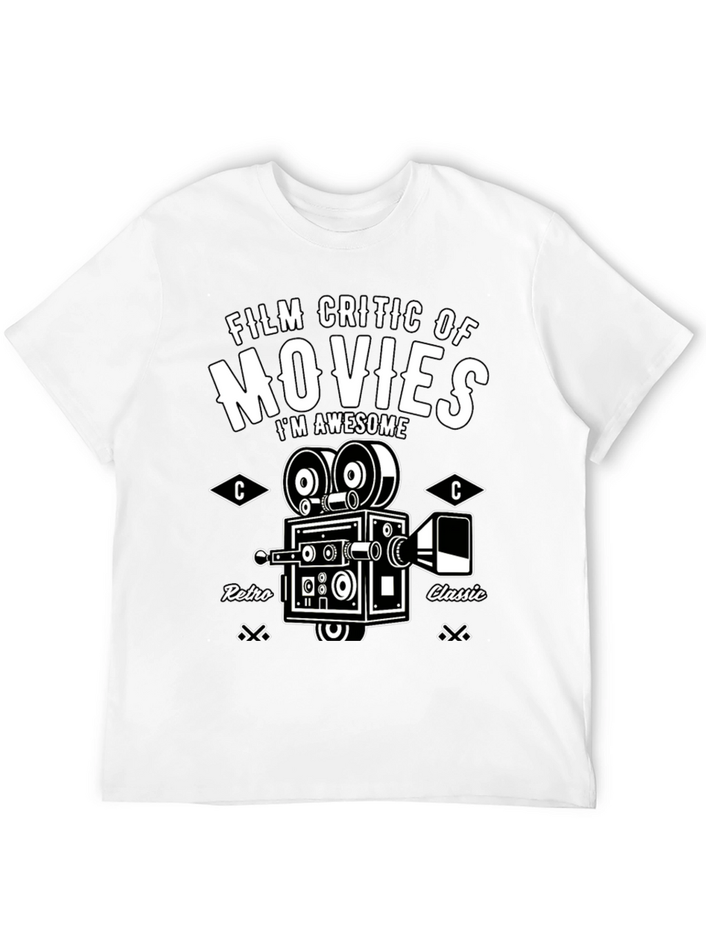 Film Critic Movie T-Shirt - Retro Classic Design