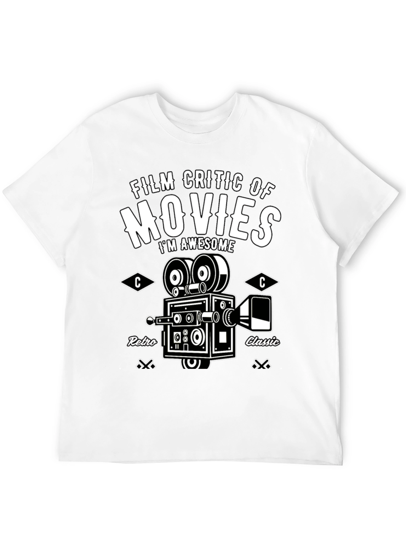 Film Critic Movie T-Shirt - Retro Classic Design