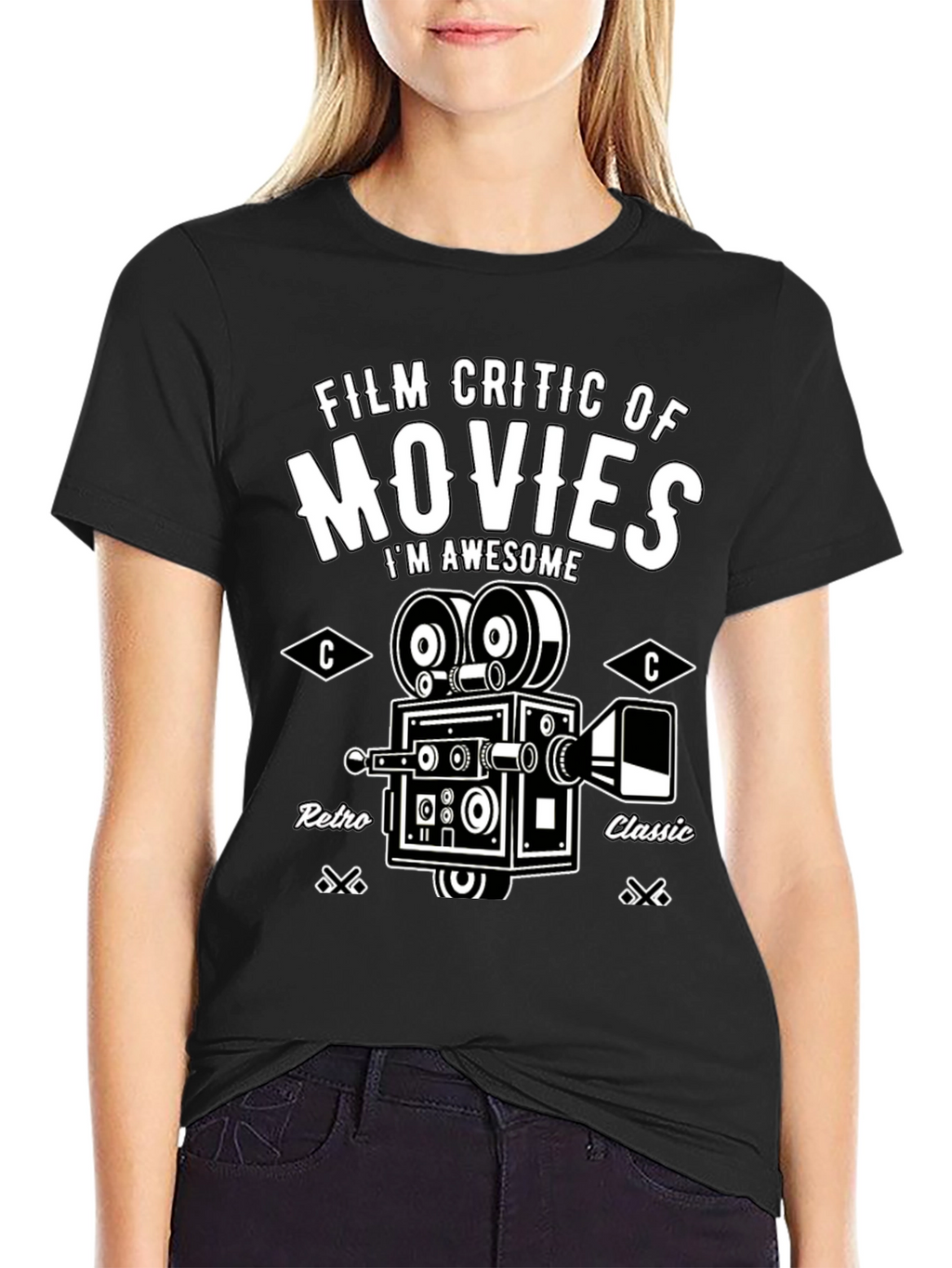 Film Critic Movie T-Shirt - Retro Classic Design