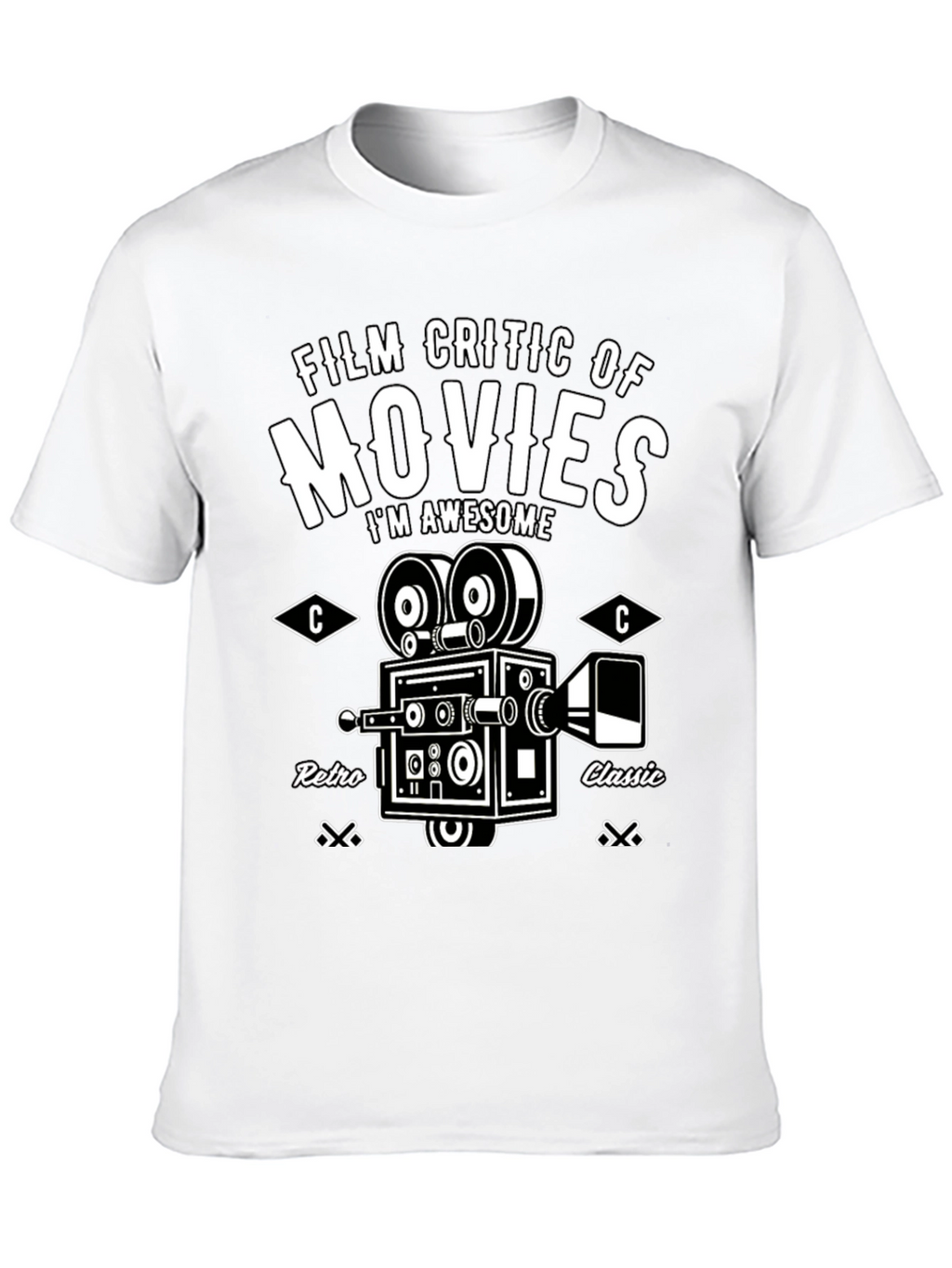 Film Critic Movie T-Shirt - Retro Classic Design