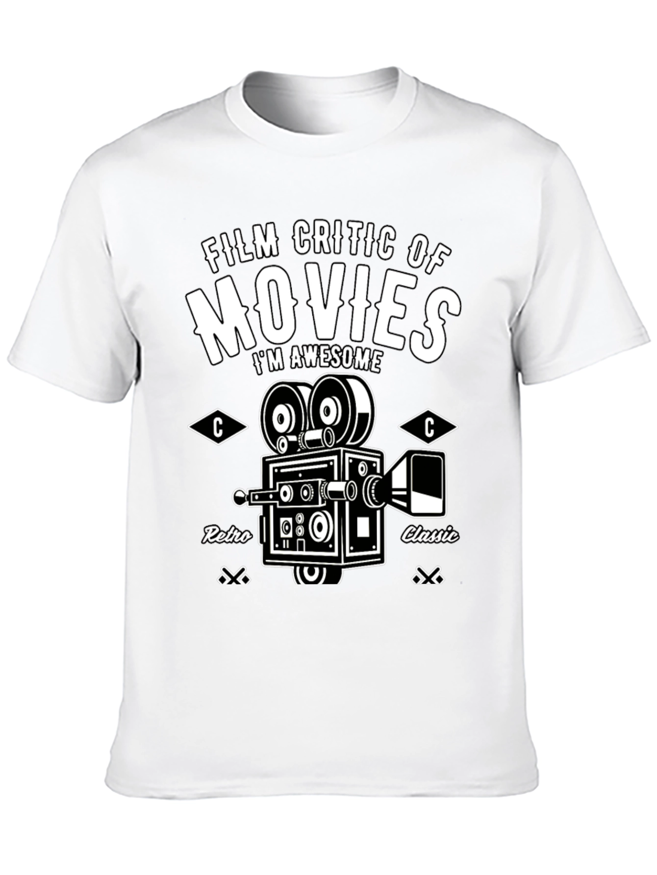 Film Critic Movie T-Shirt - Retro Classic Design