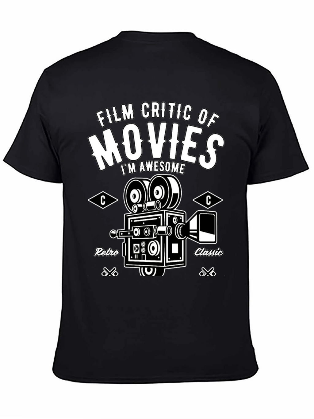 Film Critic Movie T-Shirt - Retro Classic Design