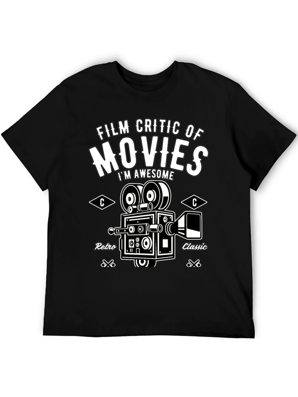 Film Critic Movie T-Shirt - Retro Classic Design